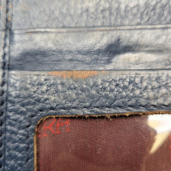 Anuschka Handpainted Leather Lilies Wallet - Picture 10 of 11